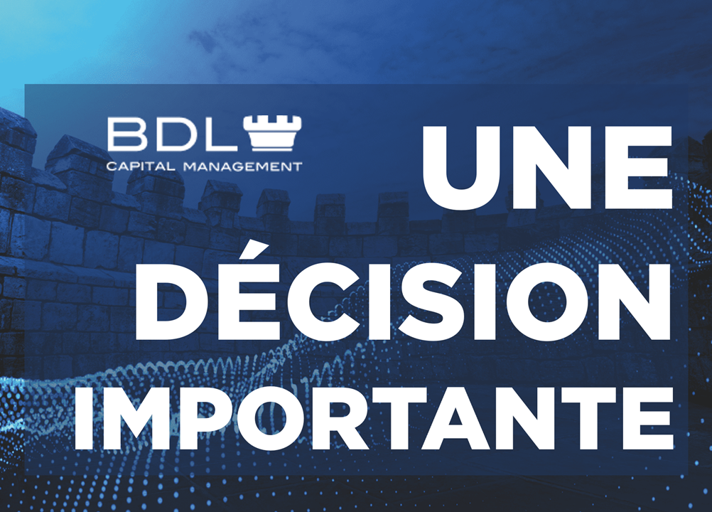 Double bonne nouvelle pour les investisseurs de BDL Rempart...