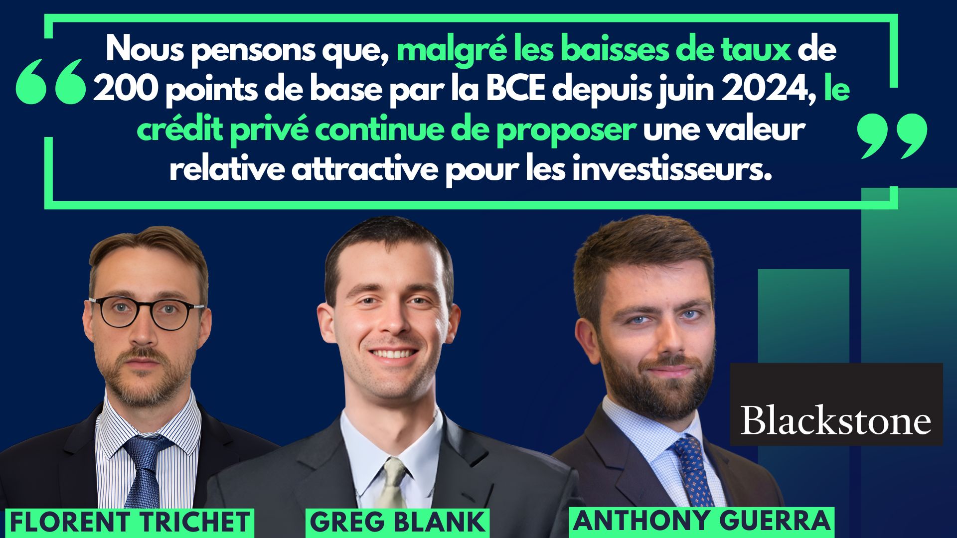 Crédit privé et infrastructures : les axes stratégiques de Blackstone