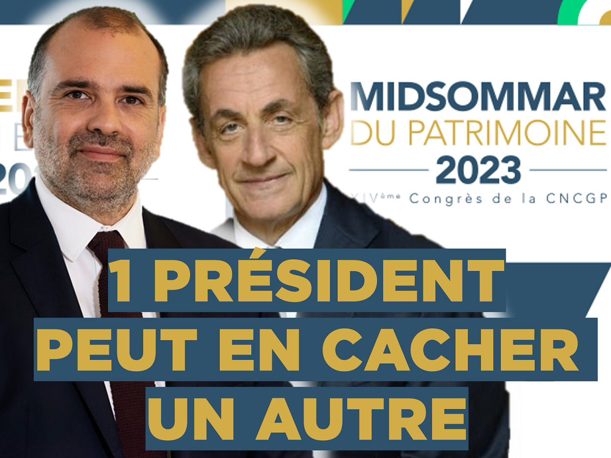 Une occasion unique de rencontrer le Président, Nicolas Sarkozy...