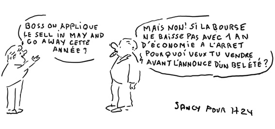 Le dessin de la semaine : Sell in May and go away ?
