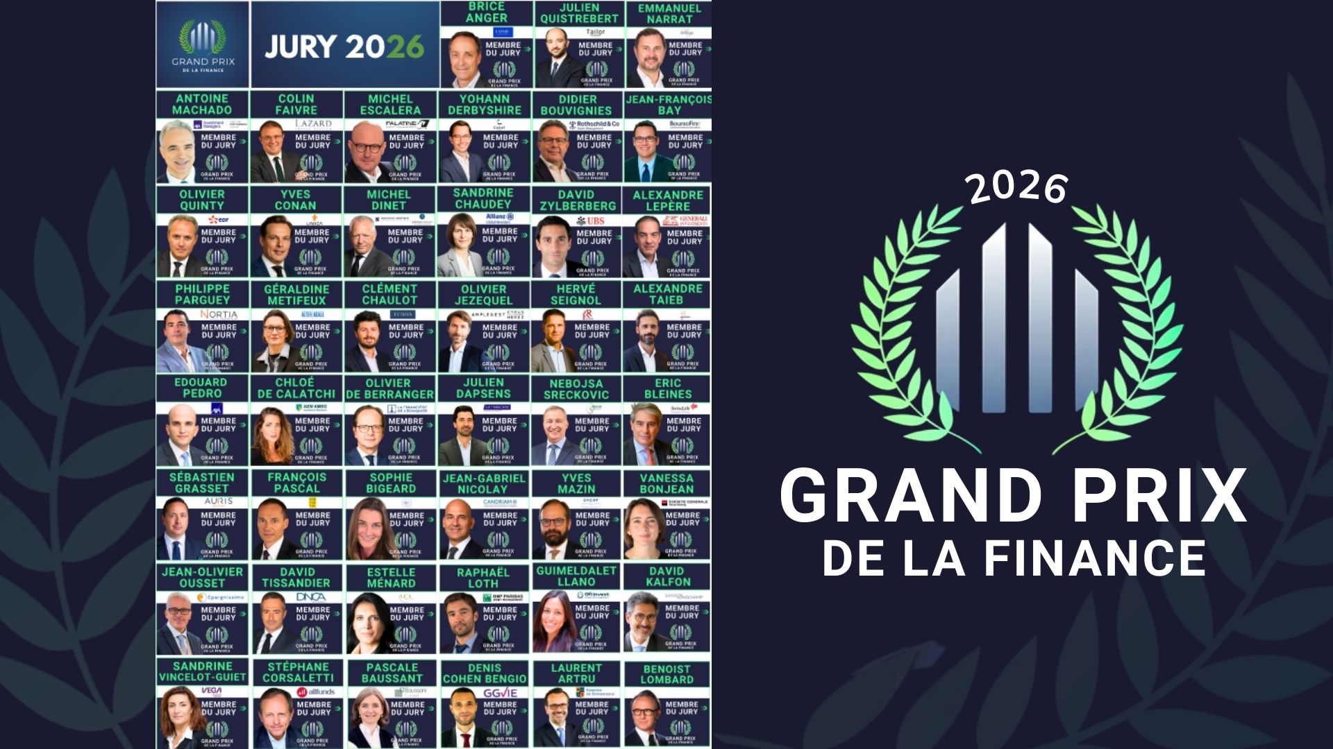 Grand Prix de la Finance 2026 : Découvrez les lauréats choisis par 44 sélectionneurs...