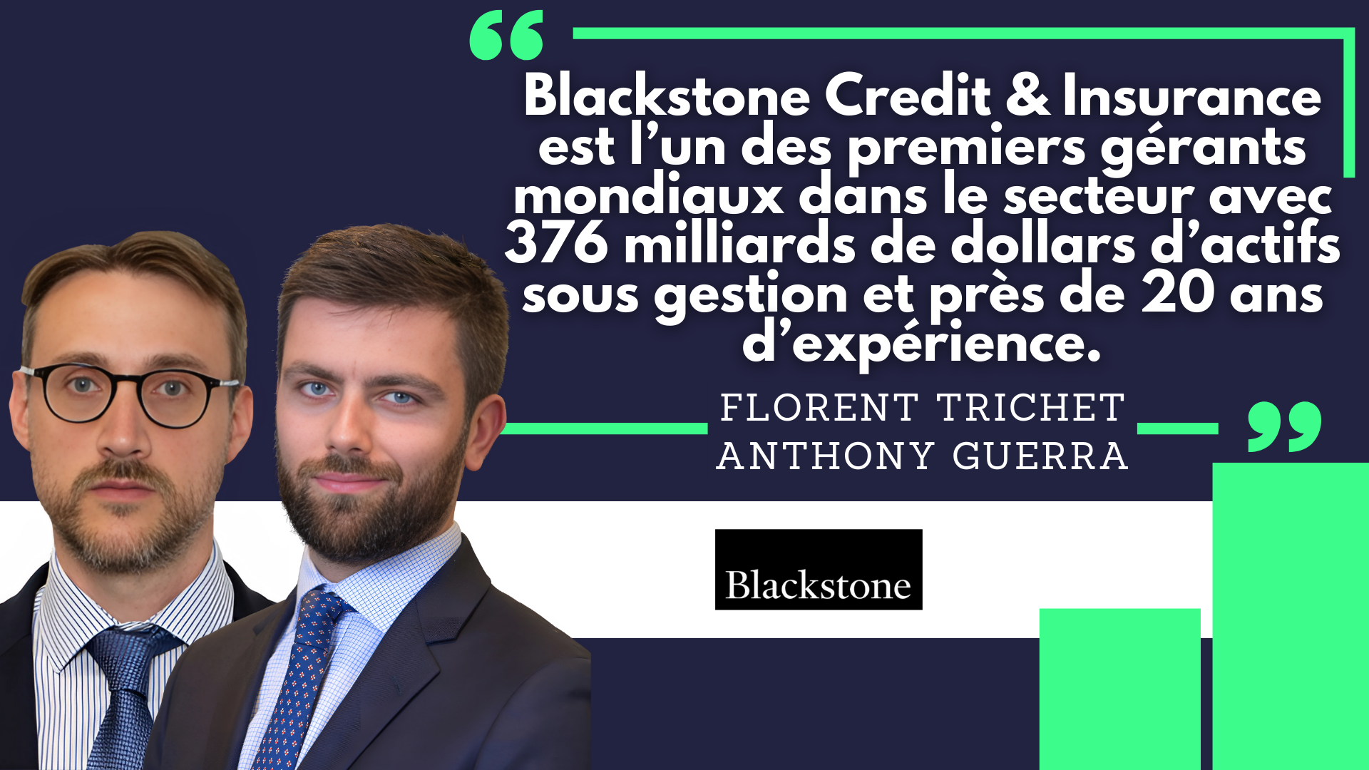 💲 Blackstone Credit & Insurance : 376 milliards de dollars d’actifs sous gestion